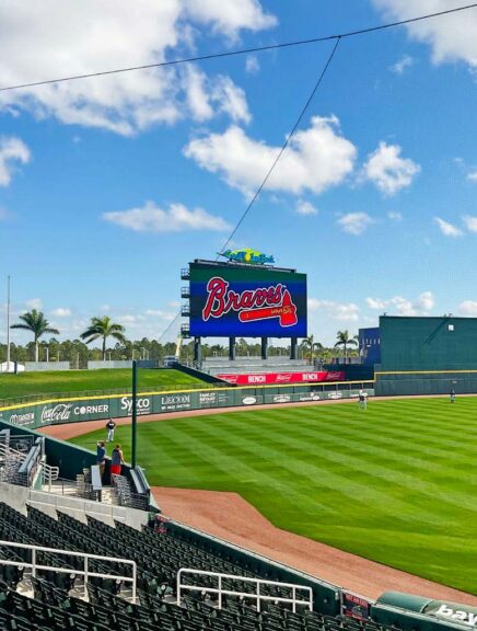 Atlanta Braves Spring Training Stadium Signage | Creative Sign Designs