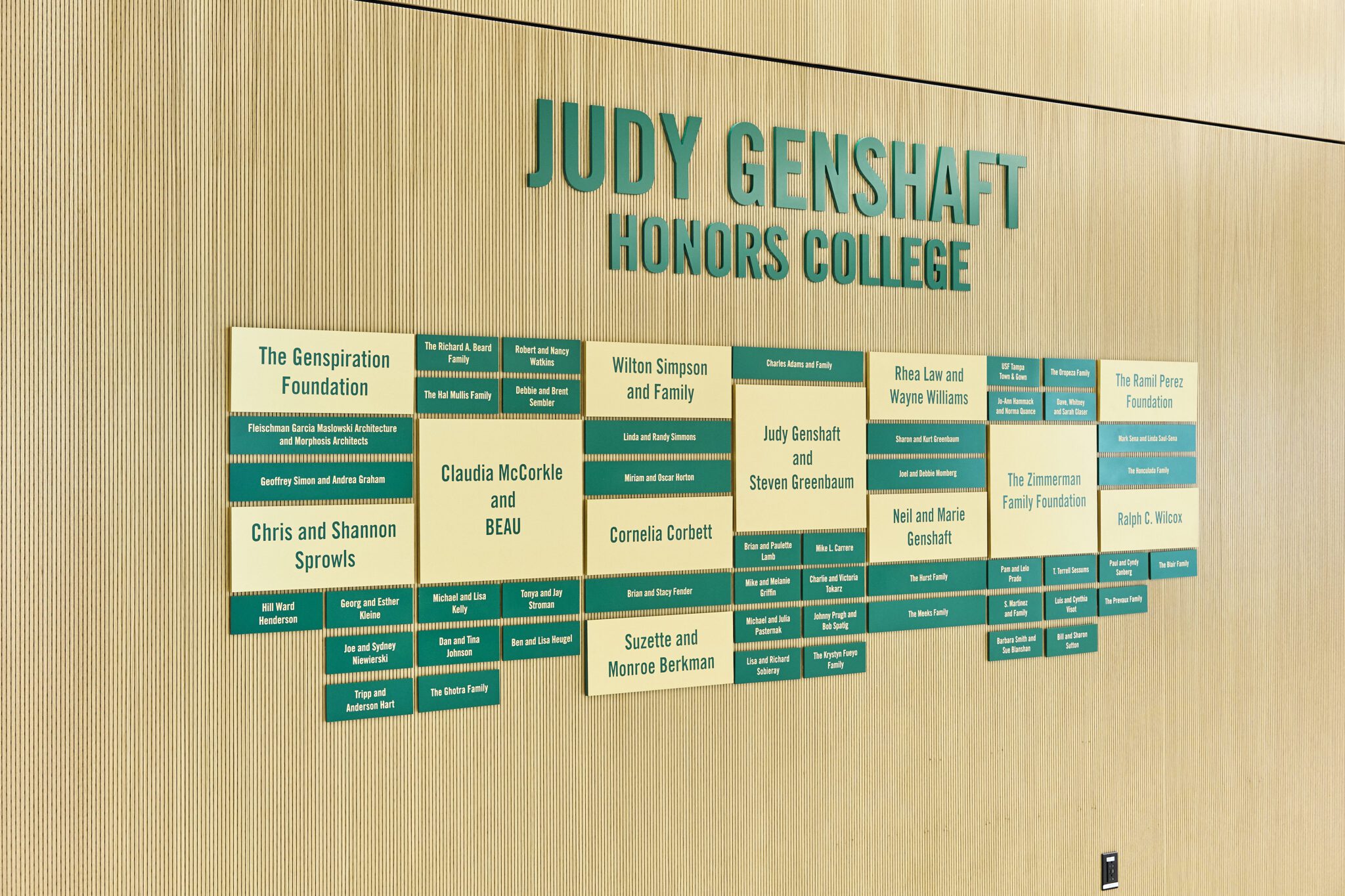 Main Program Hall Sign Campus Signage & Wayfinding | Creative Sign Designs